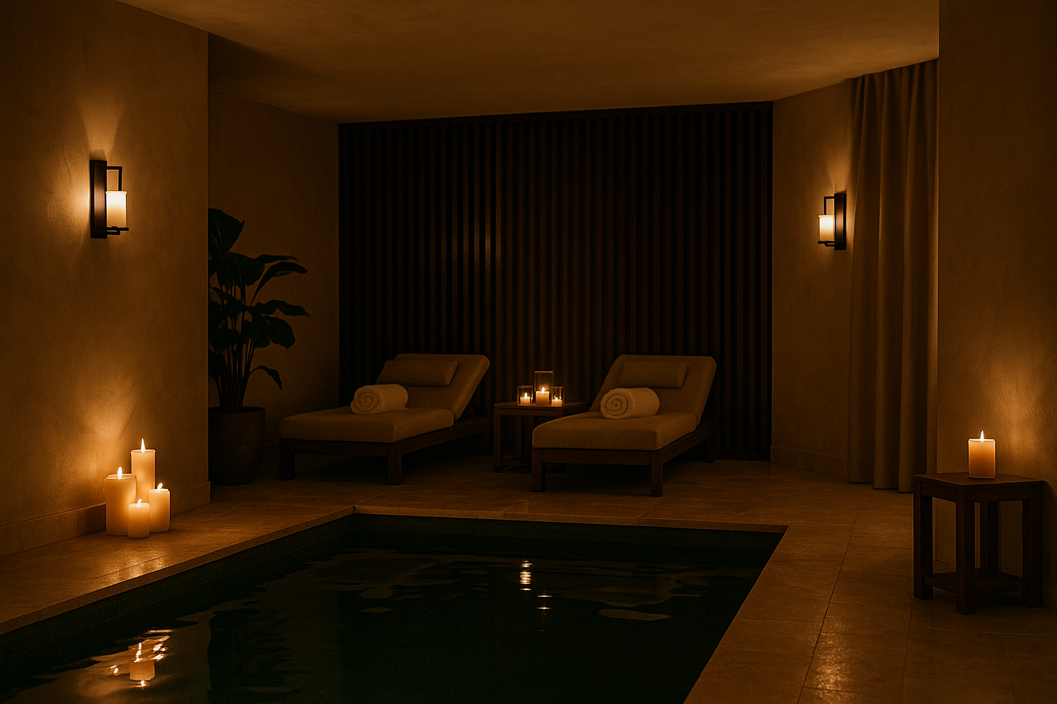 Serenity Spa treatment lounge